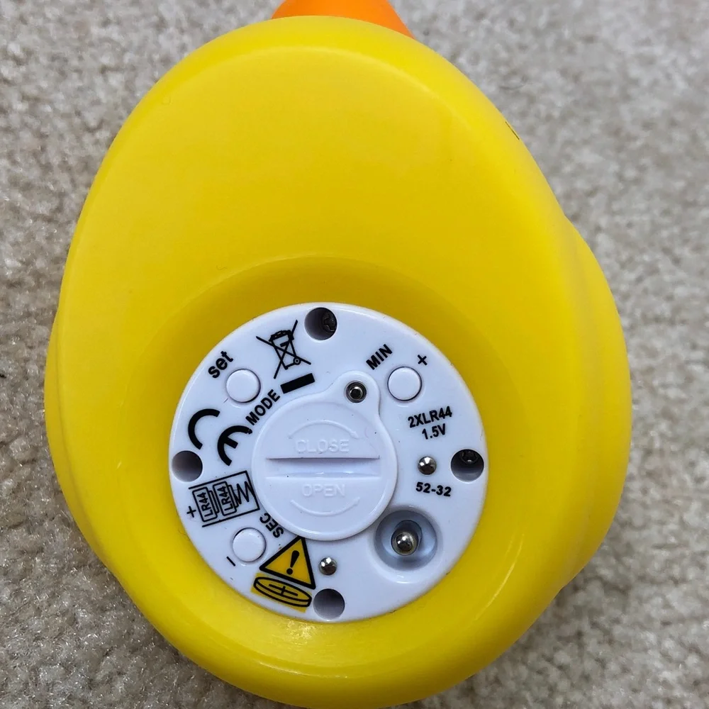 Yellow Rubber Duck Bath Thermometer
